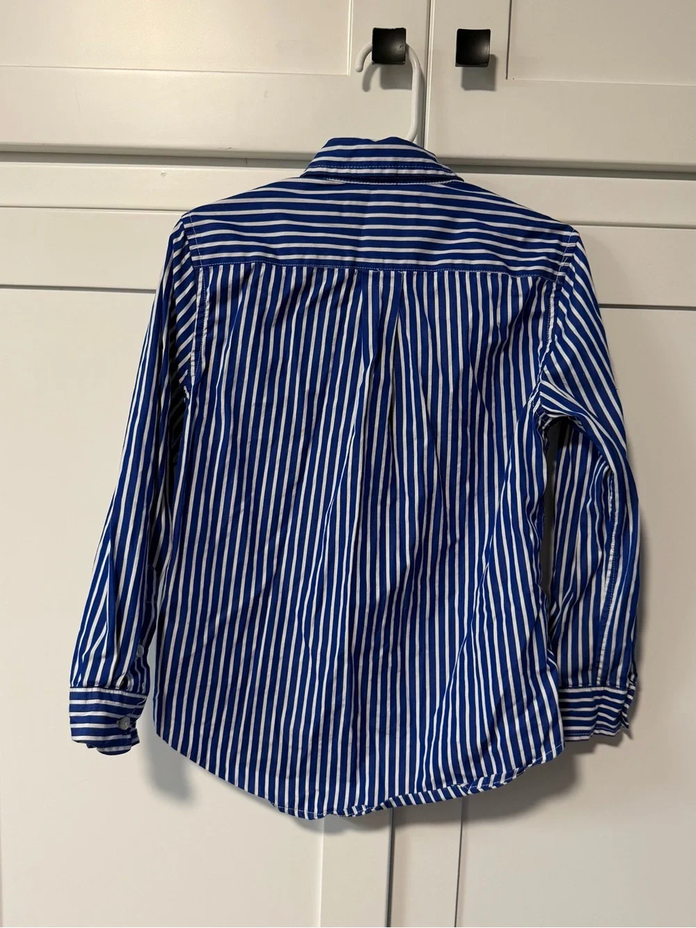 Ralph Lauren Boys' Blue & White Striped Button-Down Shirt